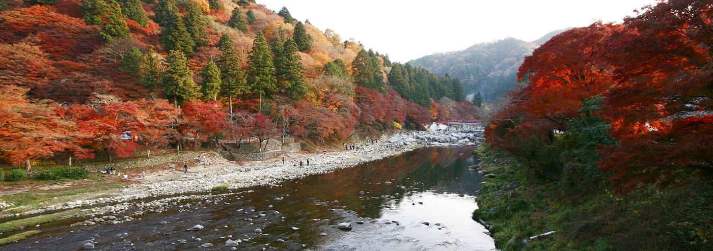 Autumn leaves at Korankei, Asuke, Toyota, Aichi