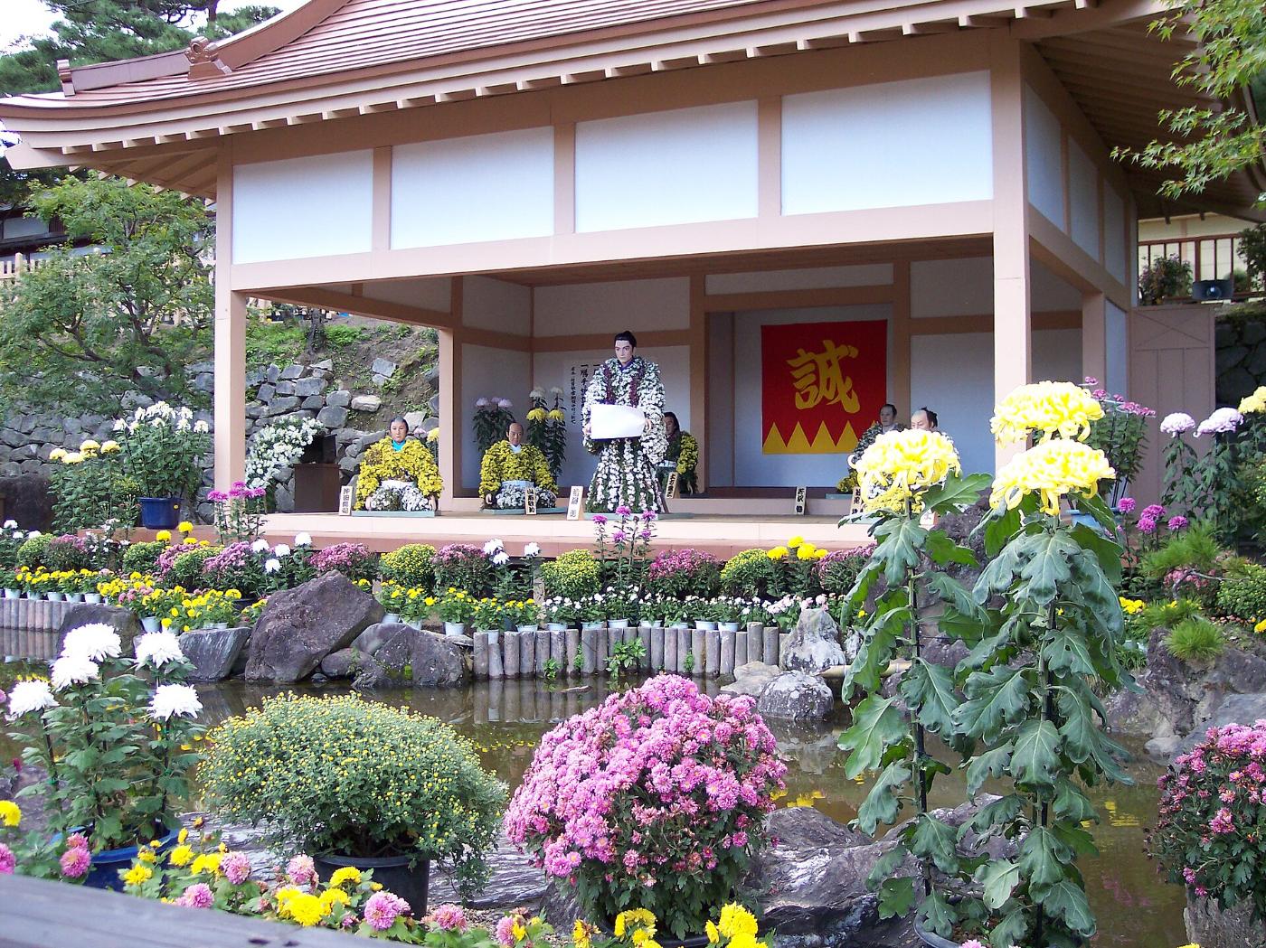 Chrysanthemum at Nihonmatsu Chrysanthemum Dolls, Kasumigajo Park, Nihonmatsu, Fukushima
