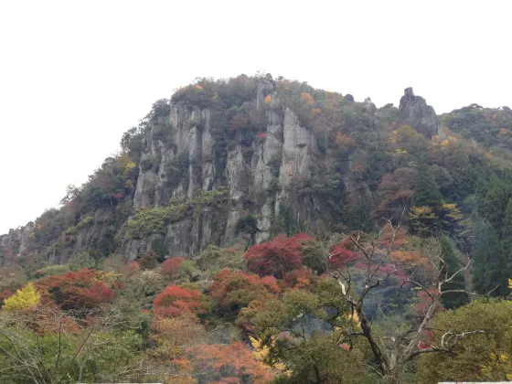 Autumn leaves at Yabakei Gorge